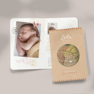 faire-part de naissance passeport