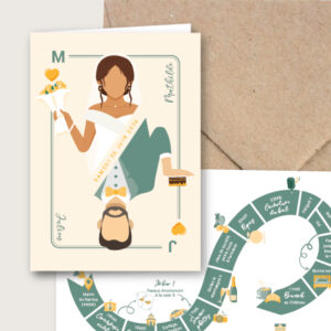 Faire-part de mariage jeux